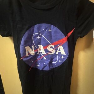 NASA Kids Black T-Shirt